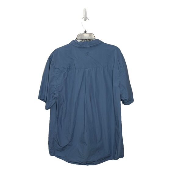 Magellan Outdoors Blue Classic Fit Short Sleeve Button Up Shirt Size XL Mens - Picture 4 of 6